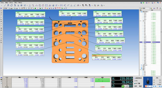 3D座標CMMの測定機械装置2.2MPEのUm正確さ